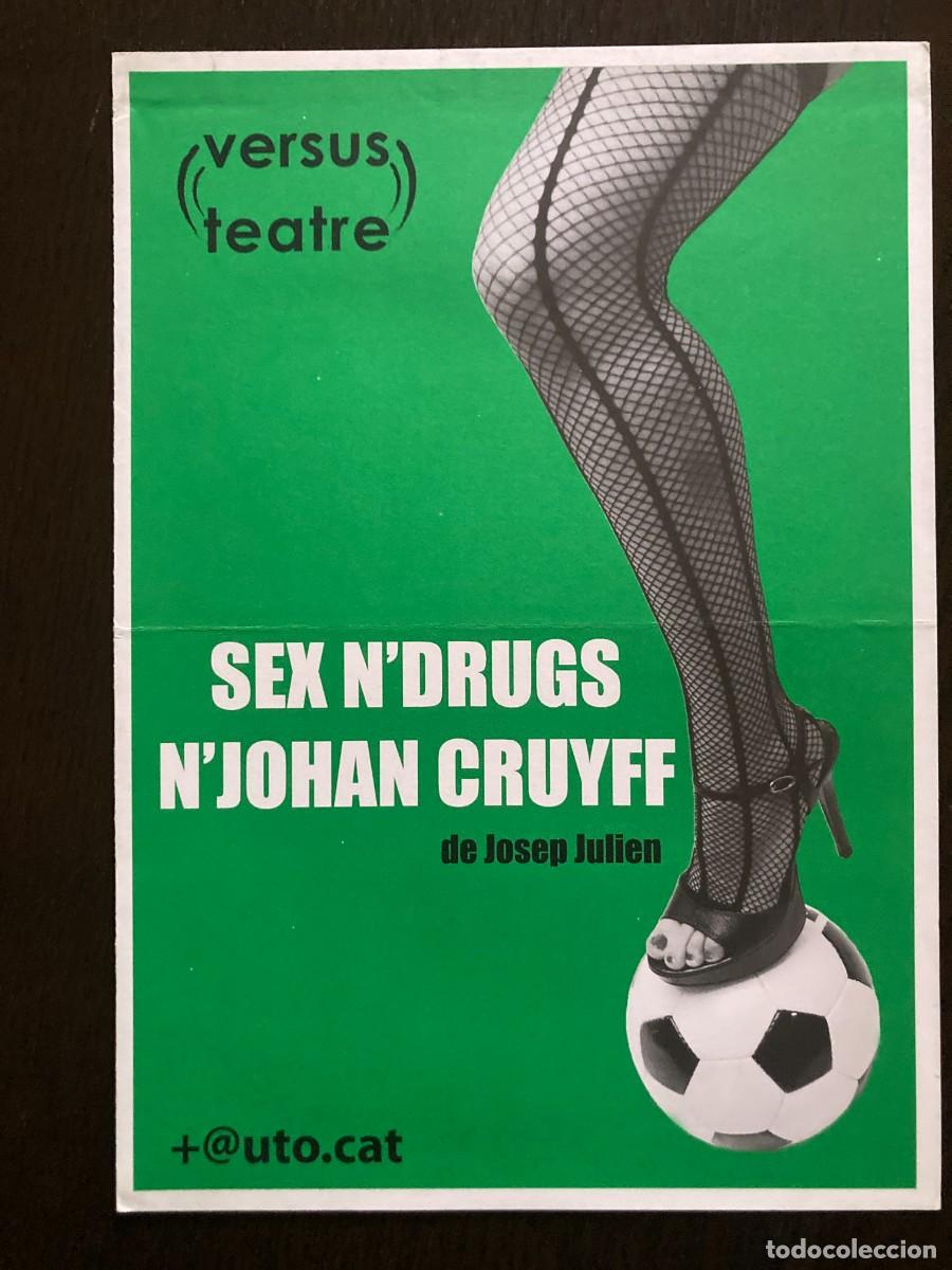 Cine: GUIA DOBLE DE TEATRO ORIGINAL ESTRENO / SEX N 'DRUGS N' JOHAN CRUYFF