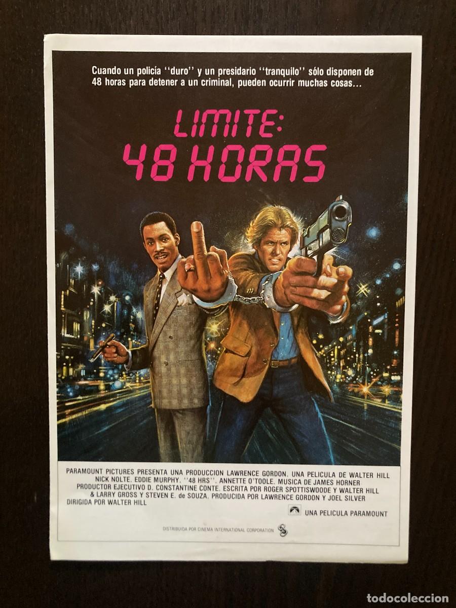 Cine: GUIA DOBLE DE CINE ORIGINAL ESTRENO / LIMITE 48 HORAS