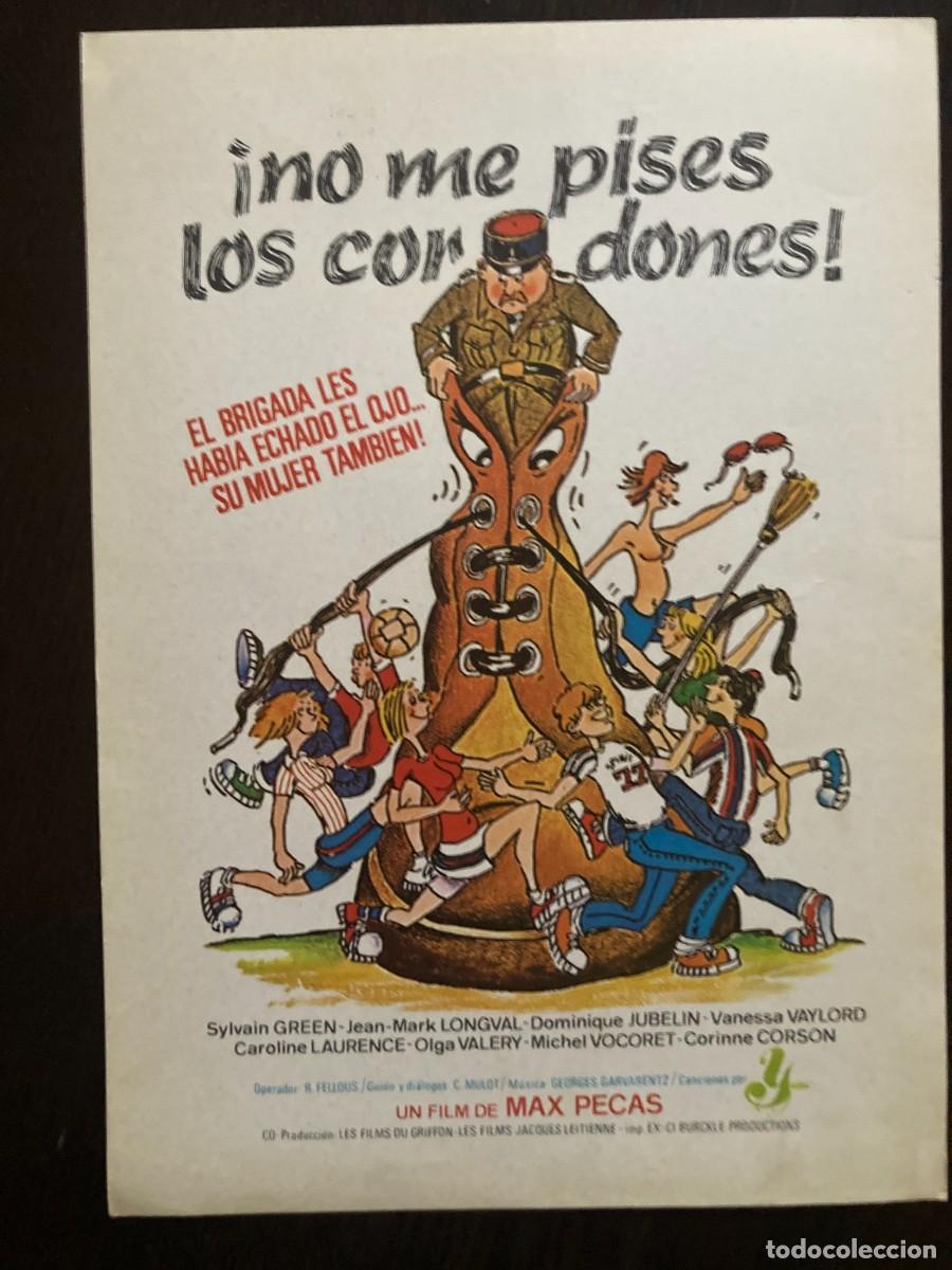 Cine: GUIA DE CINE ORIGINAL ESTRENO / NO ME PISES LOS CORDONES