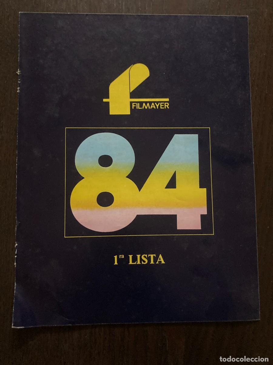 Cine: FILMAYER 84 - 1&ordf; LISTA DE MATERIAL