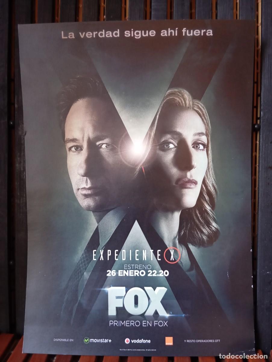 Cine: Flyer P&oacute;ster Expediente X Promo Temp 10 2016