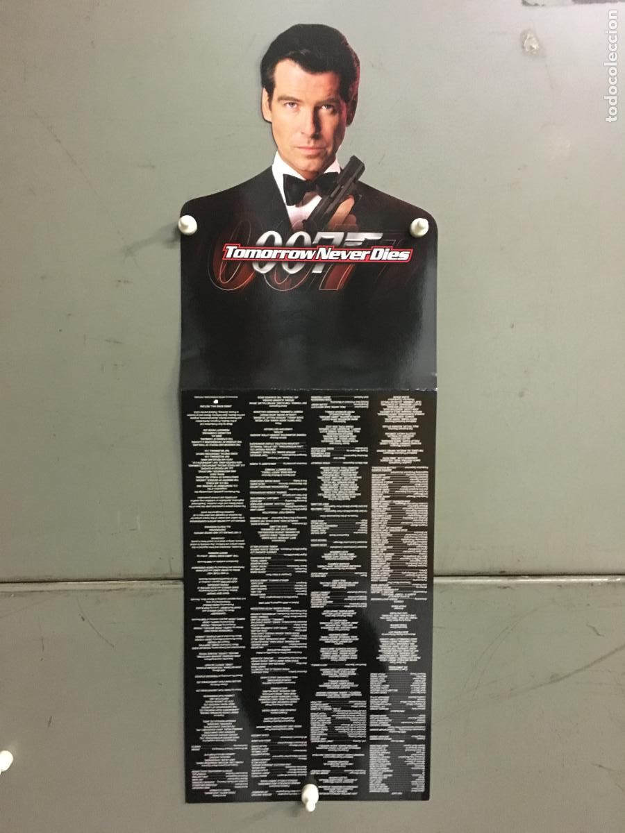 Cinema: G10371 EL MA&Ntilde;ANA NUNCA MUERE JAMES BOND 007 PIERCE BROSNAN GUIA ORIGINAL TROQUELADA INGLESA H1