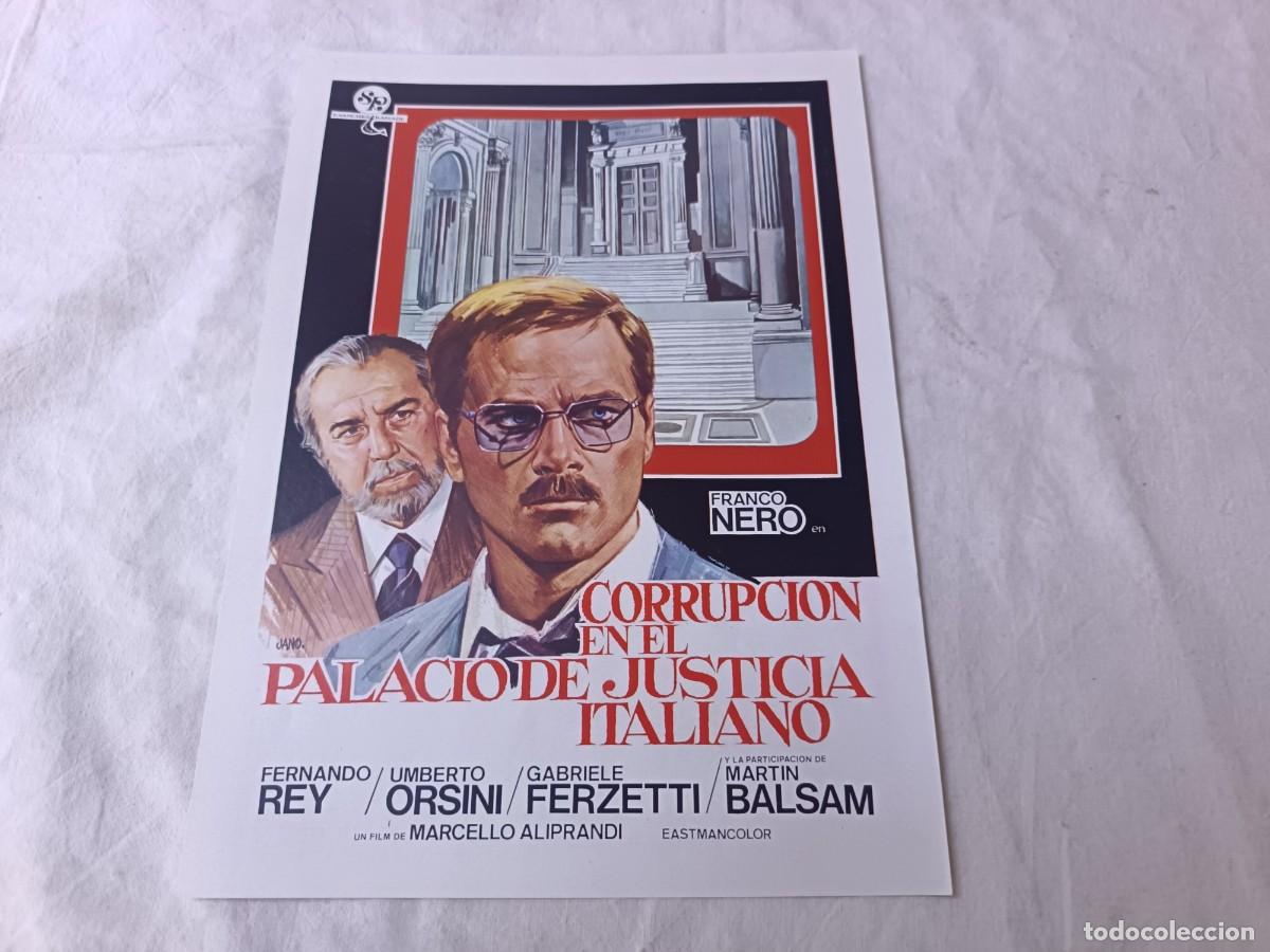 Cinema: Gu&iacute;a Publicitaria de Cine, antigua o vintage, Corrupci&oacute;n en el Palacio de Justicia Italiano
