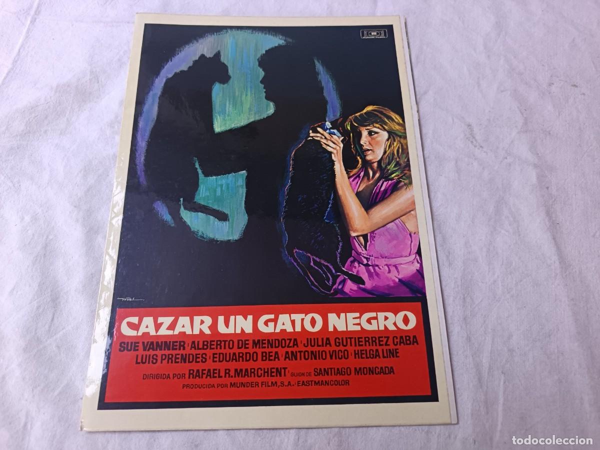 Cinema: Gu&iacute;a Publicitaria de Cine, antigua o vintage, Cazar un Gato Negro