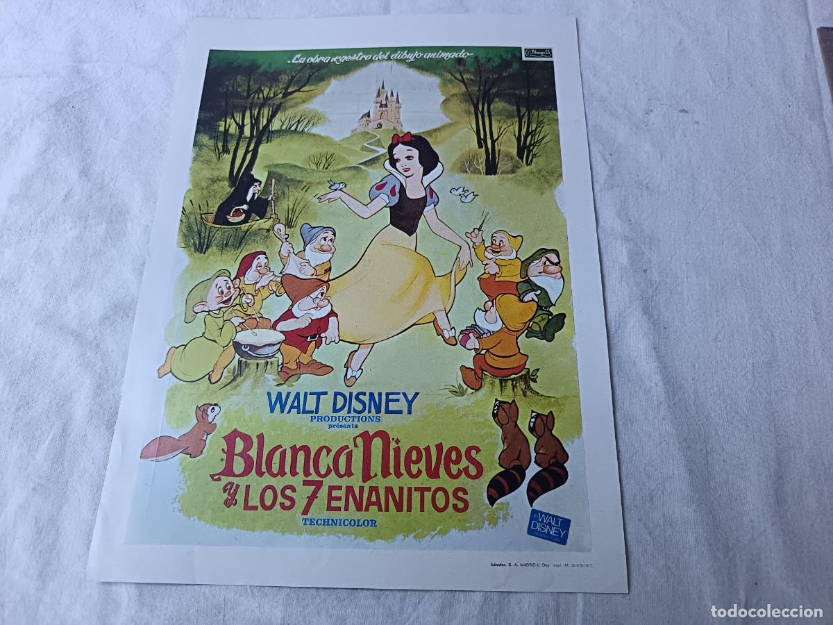 Cinema: Gu&iacute;a Publicitaria de Cine, antigua o vintage, Blanca Nieves y los 7 Enanitos