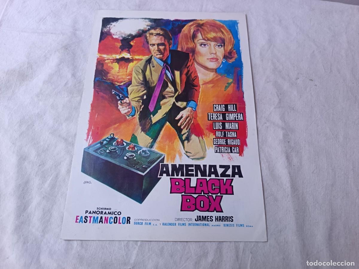 Kino: Gu&iacute;a Publicitaria de Cine, antigua o vintage, Amenaza Black Box