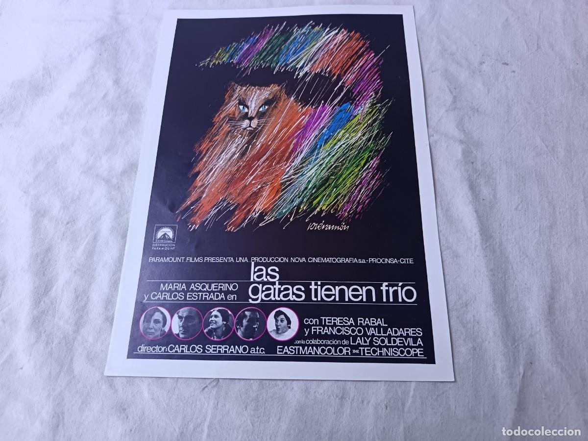 Kino: Gu&iacute;a Publicitaria de Cine, antigua o vintage, Las Gatas Tienen Fr&iacute;o