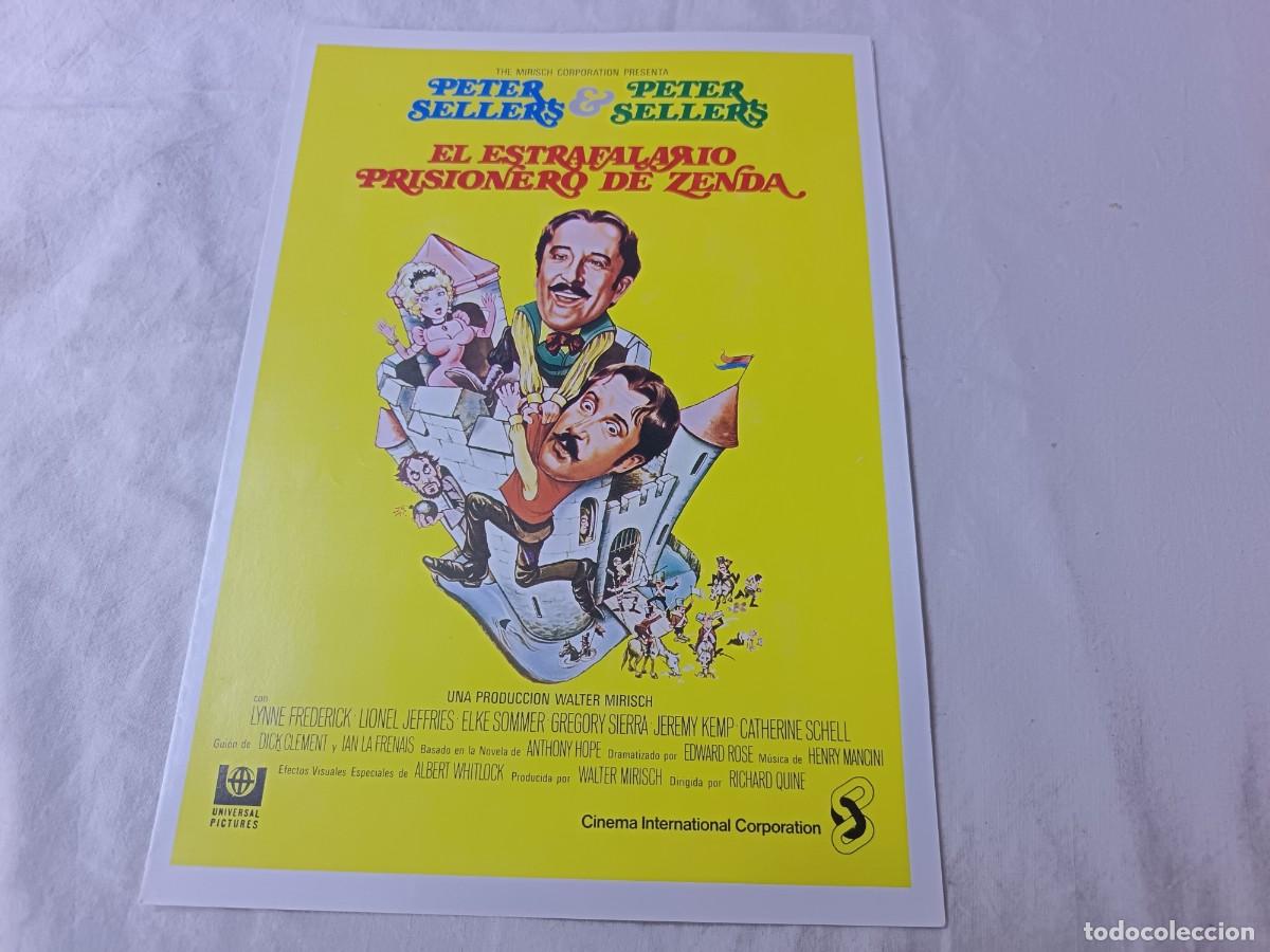 Kino: Gu&iacute;a Publicitaria de Cine, antigua o vintage, El Estrafalario Prisionero de Zenda