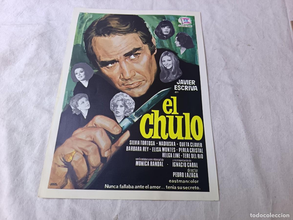 Cine: Gu&iacute;a Publicitaria de Cine, antigua o vintage, El Chulo
