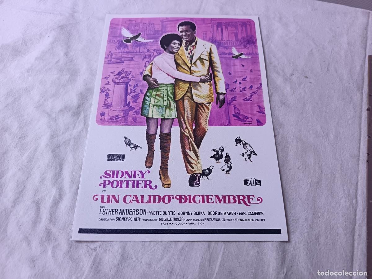Cine: Gu&iacute;a Publicitaria de Cine, antigua o vintage, Un C&aacute;lido Diciembre
