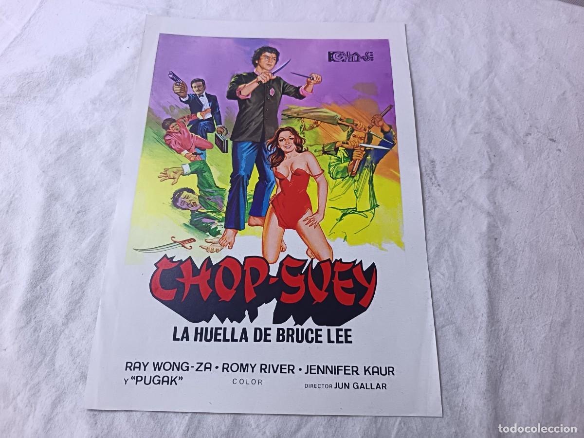 Cine: Gu&iacute;a Publicitaria de Cine, antigua o vintage, Chop Suey, La Huella de Bruce Lee