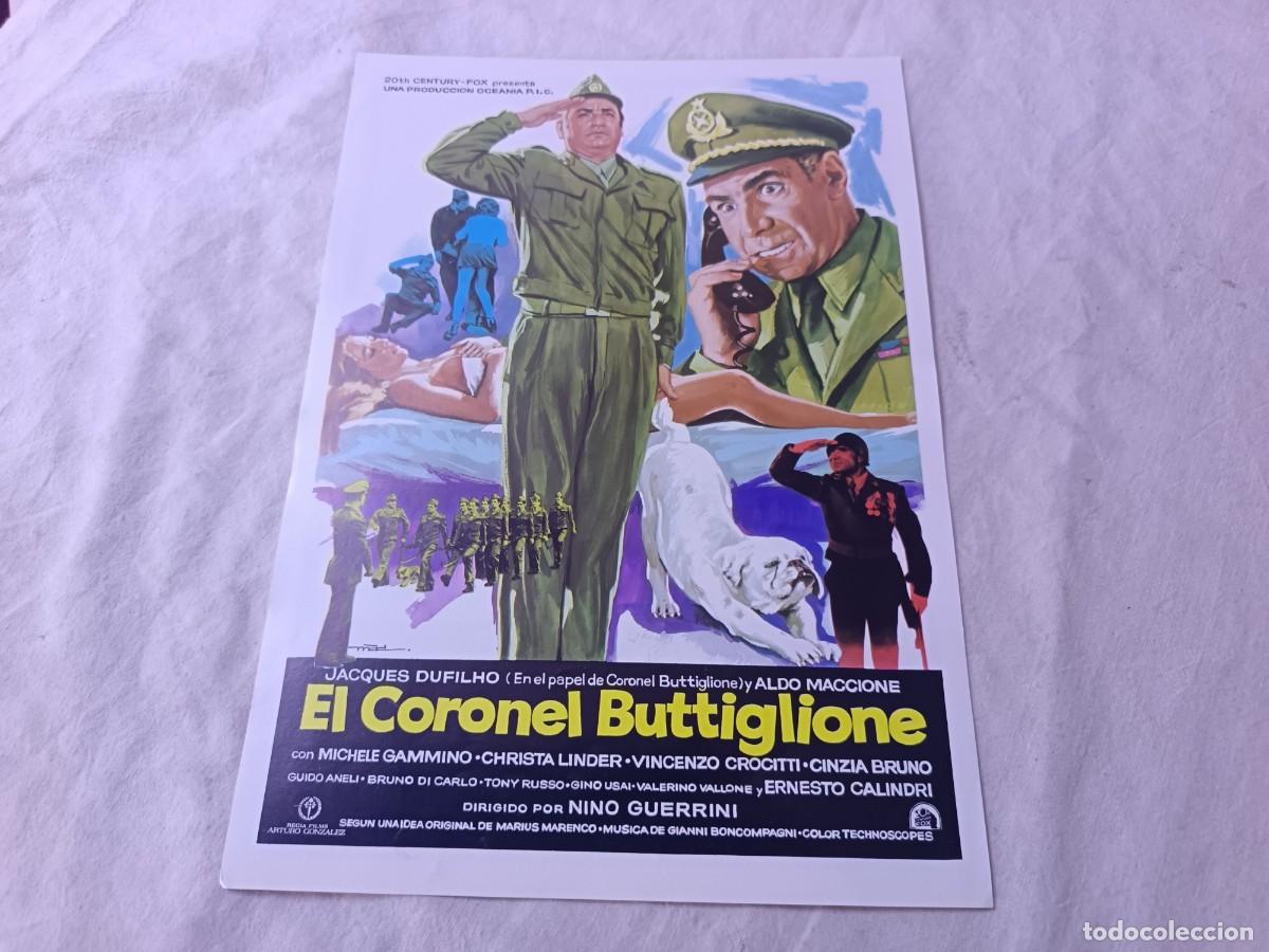 Cine: Gu&iacute;a Publicitaria de Cine, antigua o vintage, El Coronel Buttiglione