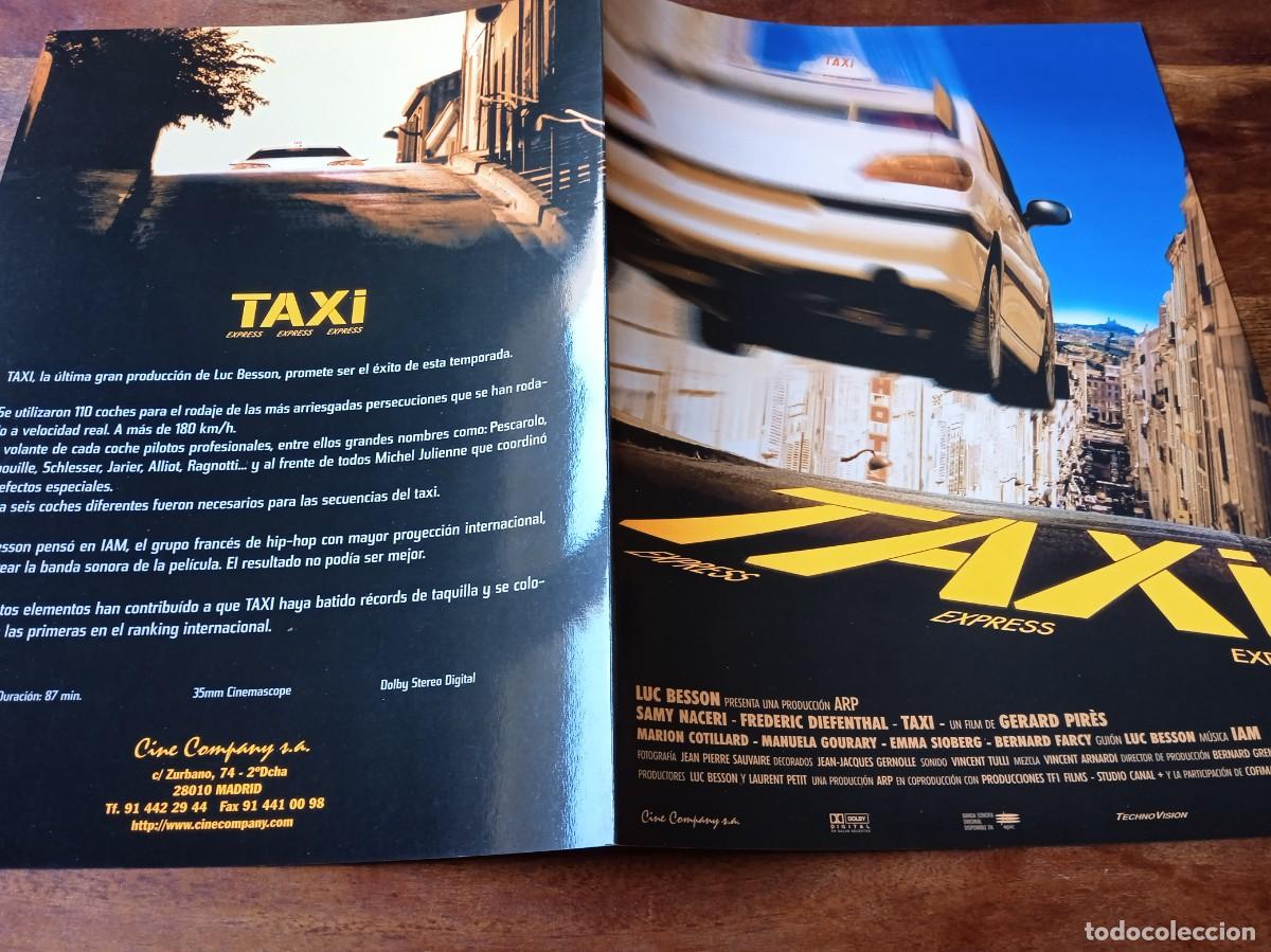Cine: Taxi Express - Samy Naceri, Fr&eacute;d&eacute;ric Diefenthal, Marion Cotillard - Guia original CineCompany 1998