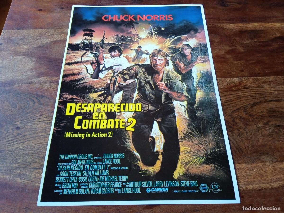 Cine: DESAPARECIDO EN COMBATE 2 - CHUCK NORRIS, SOON-TECK OH - GUIA ORIGINAL IZARO FILMS 1985