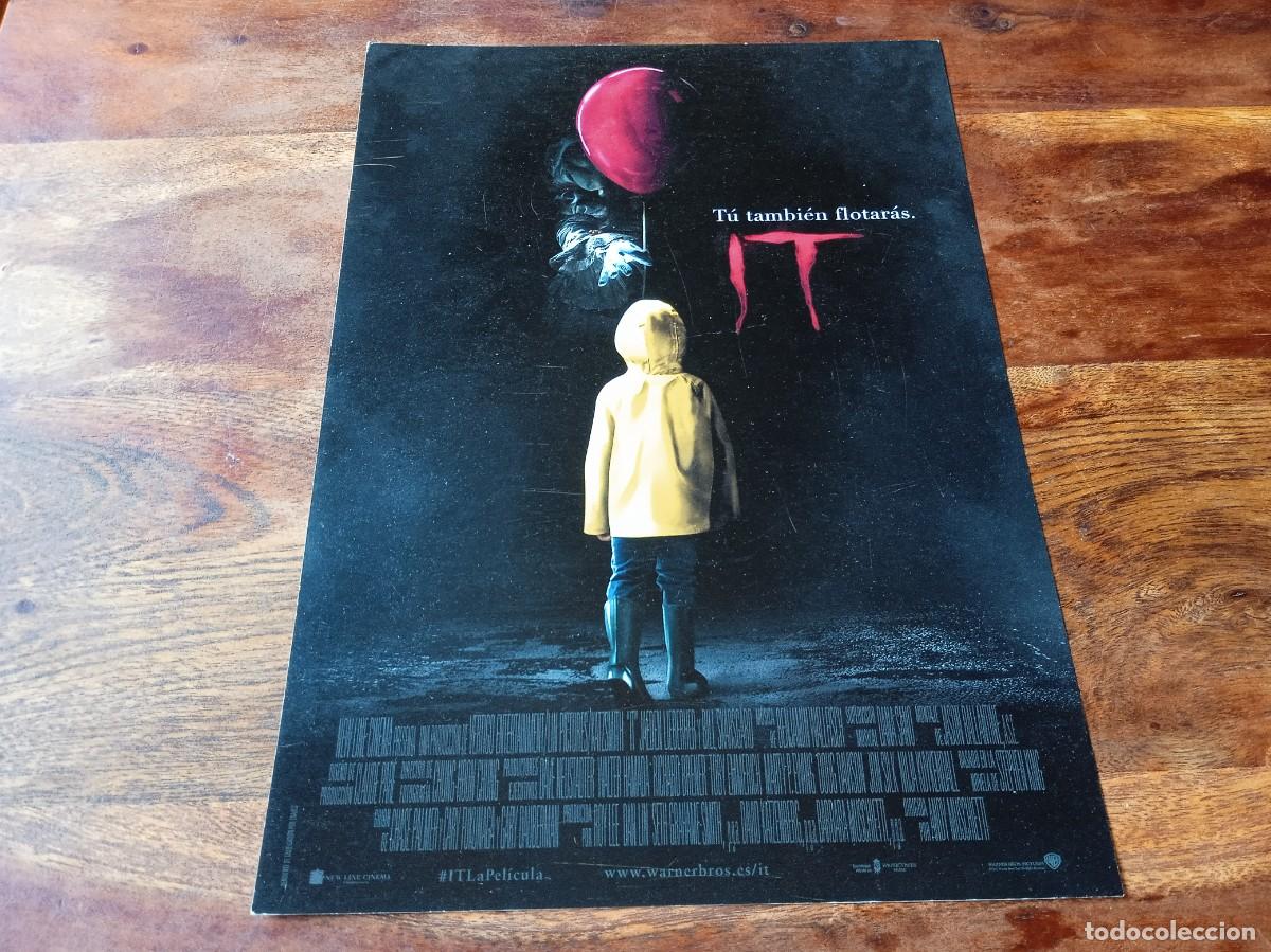Cine: It tu tambien flotaras - Bill Skarsgard, Sophia Lillis, Jaeden Lieberher - Guia original Warner 2017
