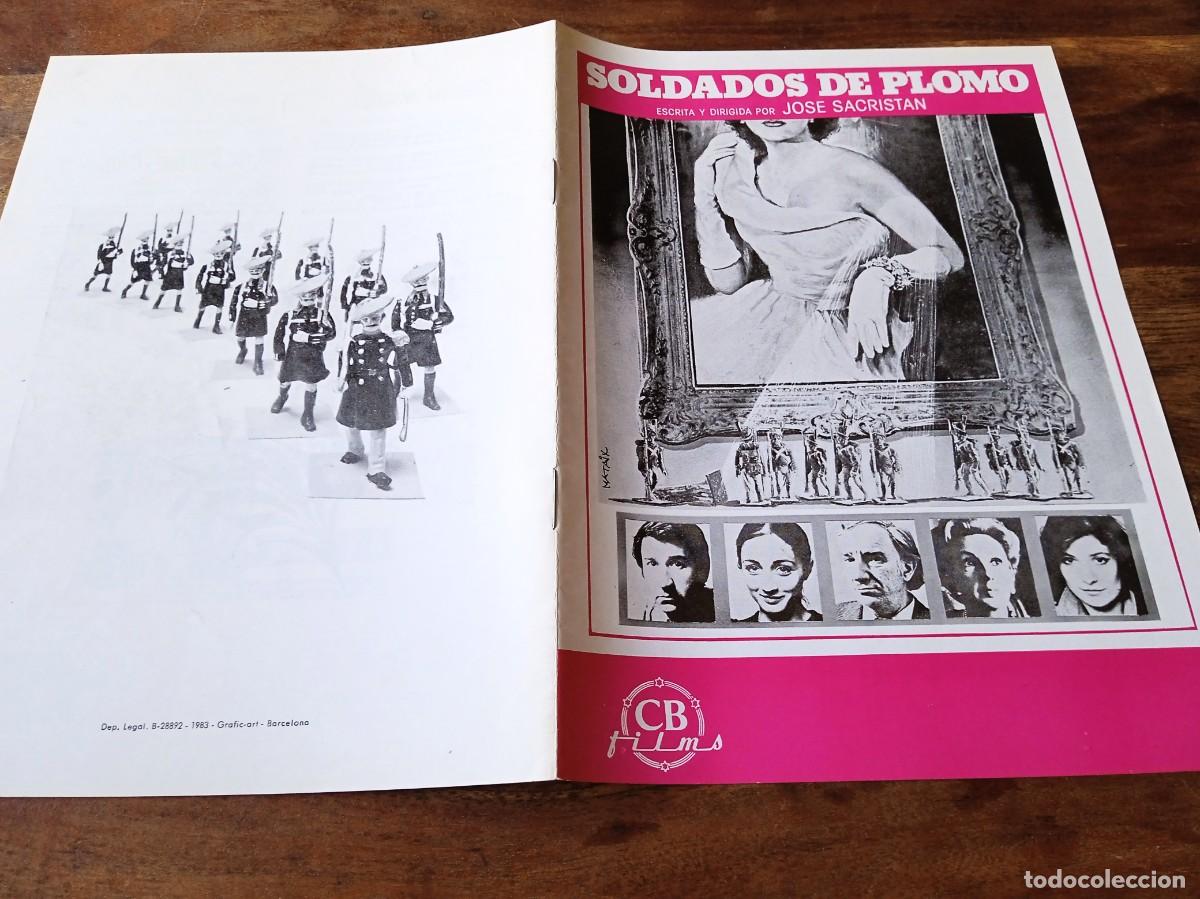Cine: Soldados de plomo - Jose Sacristan, Silvia Munt, F. Fernan Gomez - Guia original CB Films 1983