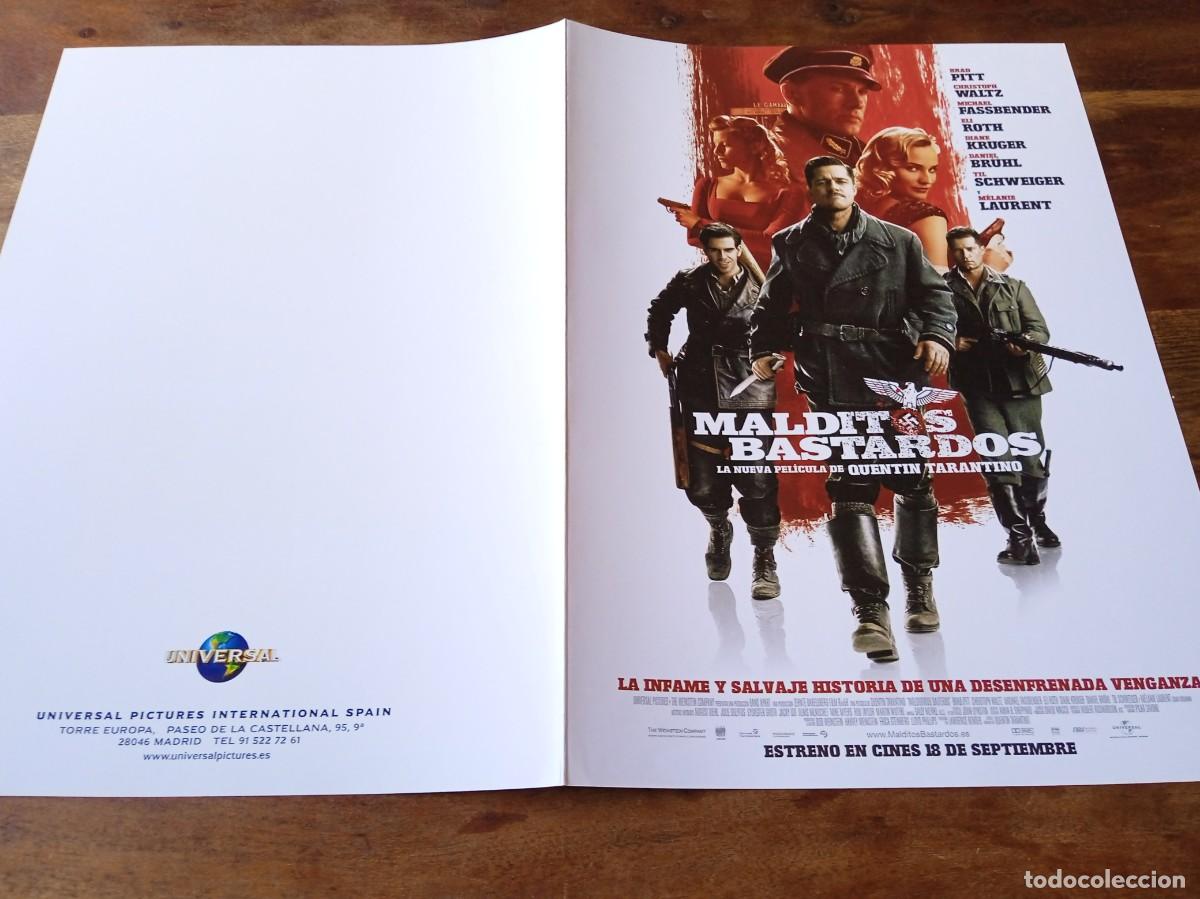 Cine: Malditos bastardos - Brad Pitt, Christoph Waltz, M&eacute;lanie Laurent - Gu&iacute;a original Universal 2009
