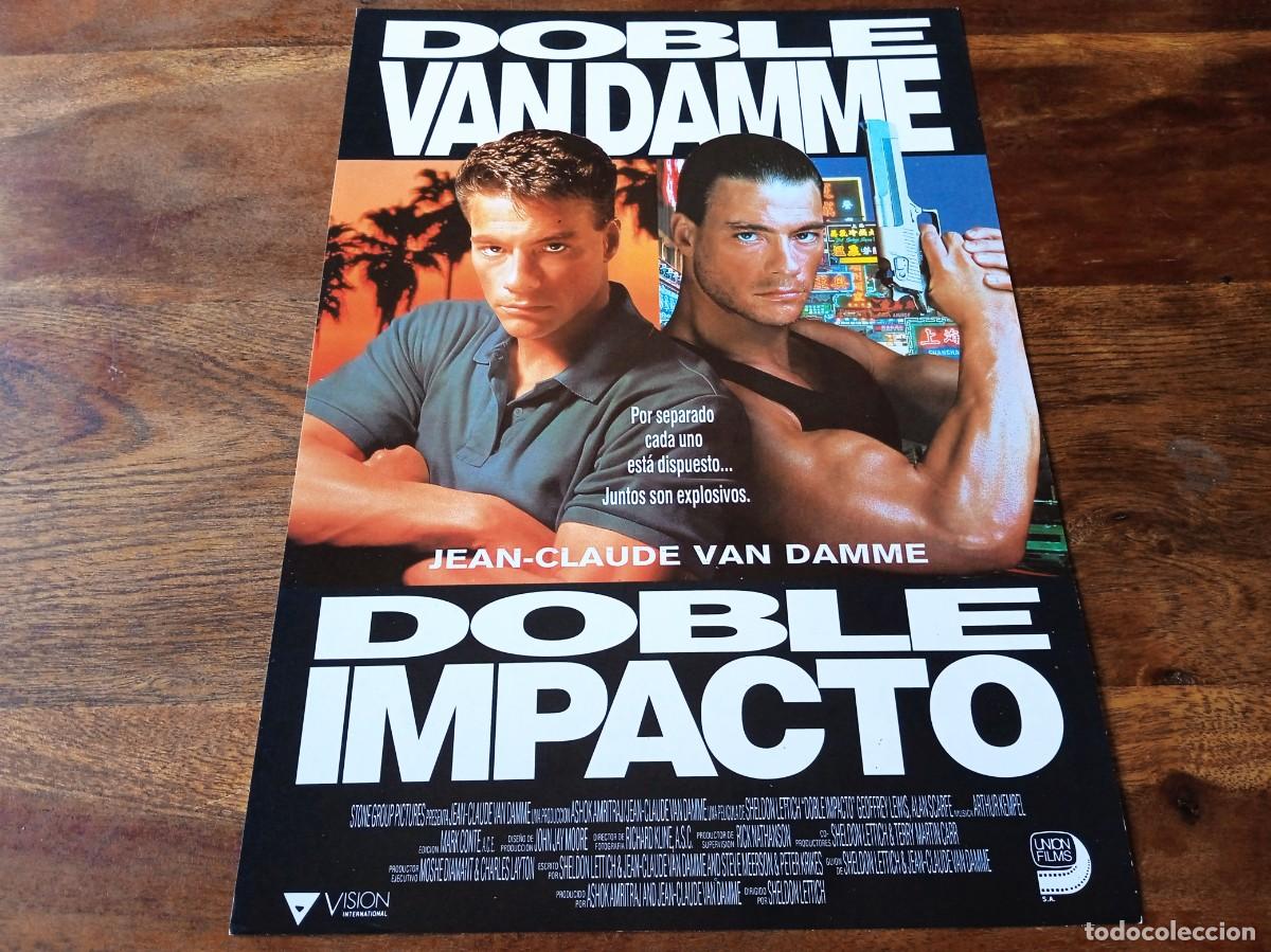 Cine: Doble impacto - Jean Claude Van Damme, Cory Everson, Geoffrey Lewis - Gu&iacute;a original Union Films 1991