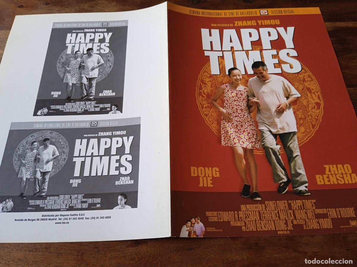 Cine: Happy times - Dong Jie, Zhao Benshan - Dir. Zhang Yimou - Gu&iacute;a original Fox 2000