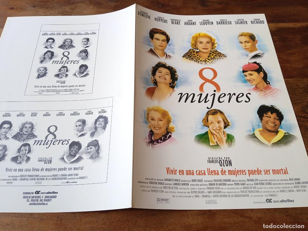 Cine: 8 Mujeres - Catherine Deneuve, Isabelle Huppert, Fanny Ardant - Guia original Alta Films 2022