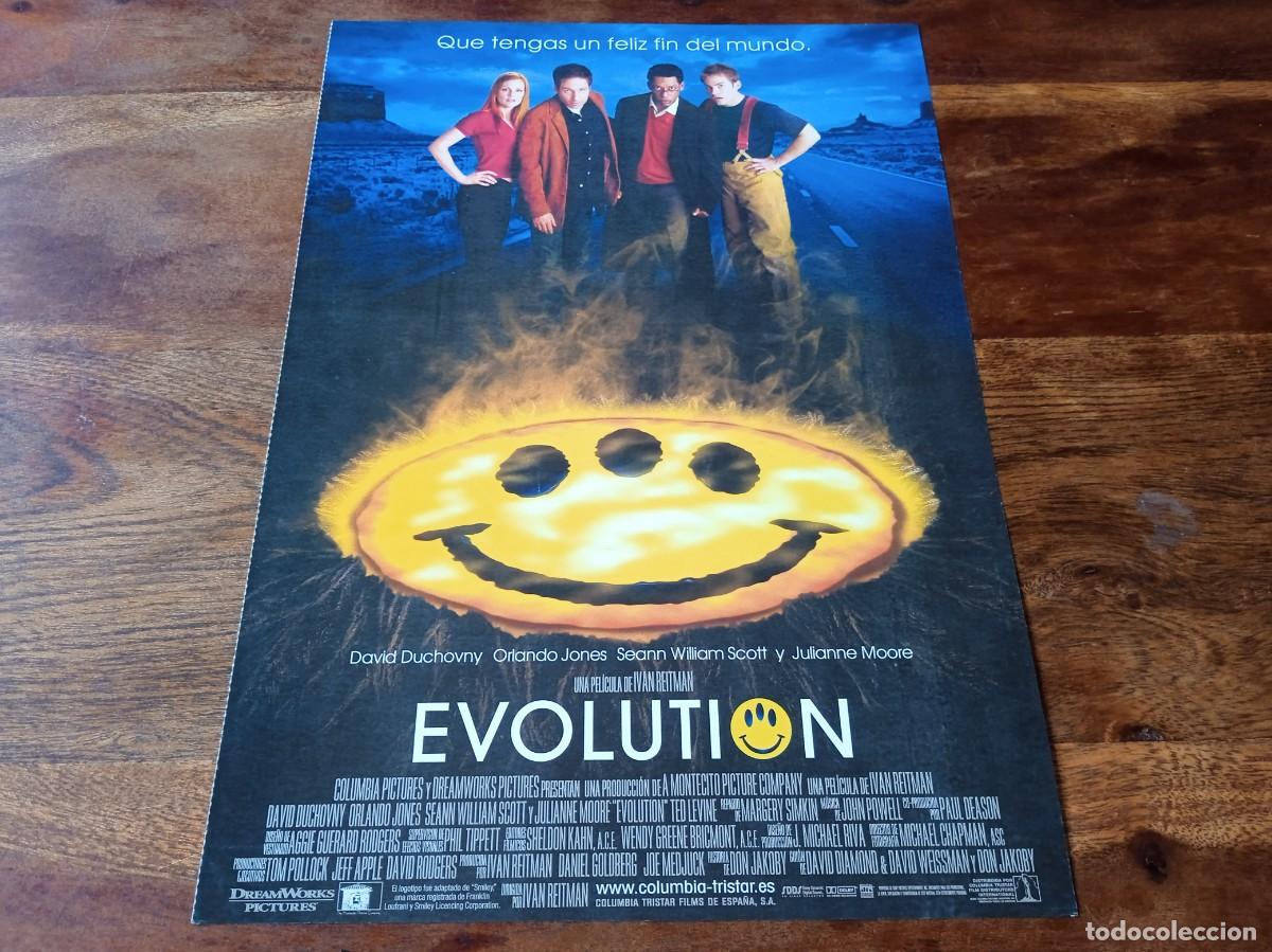 Cine: Evolution - Julianne Moore, David Duchovny, Ivan Reitman - Guia original Columbia 2001