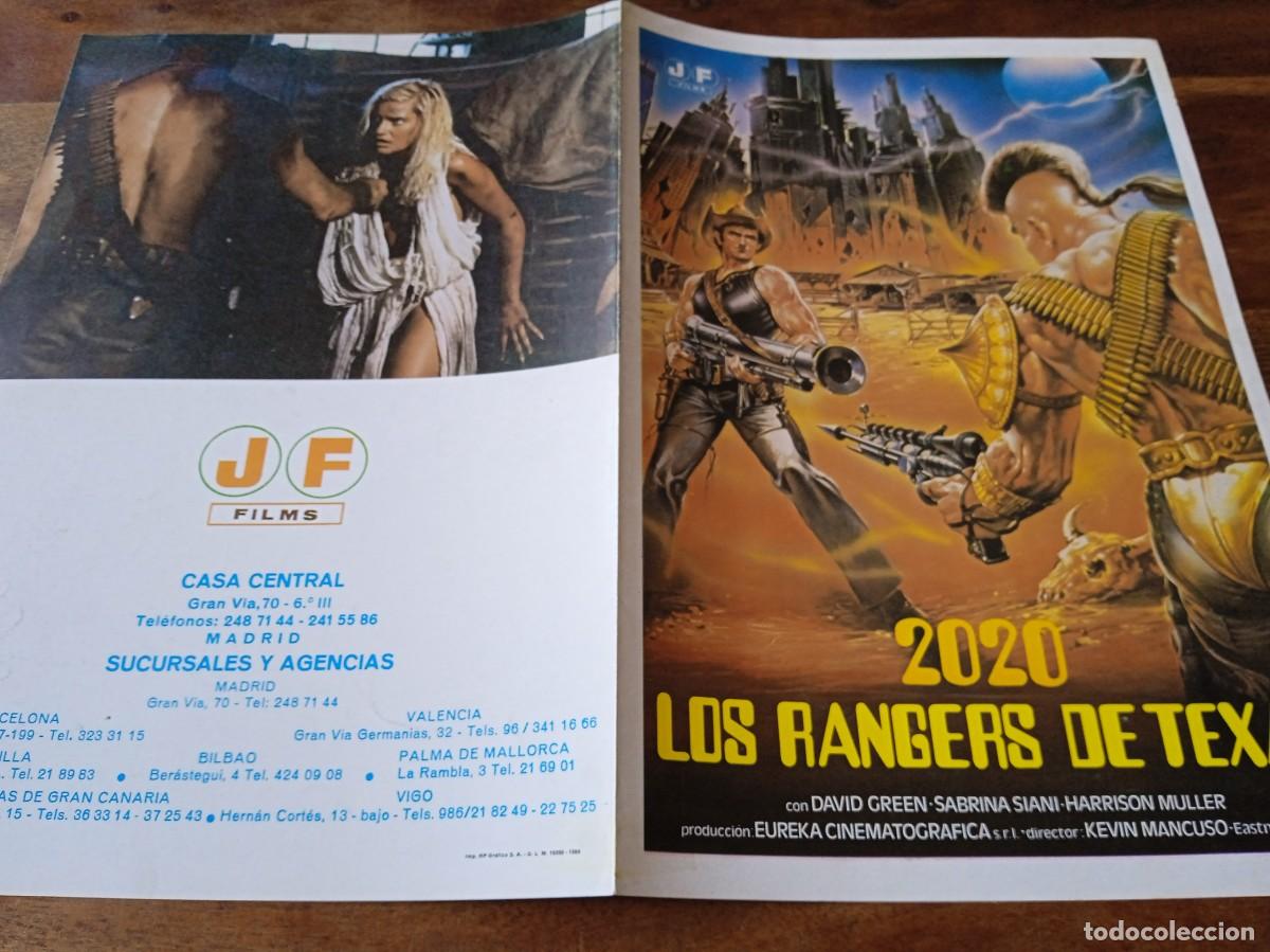 Cine: 2020 Los rangers de Texas - Sabrina Siani, David Green, Harrison Muller - Guia original J Films 1984