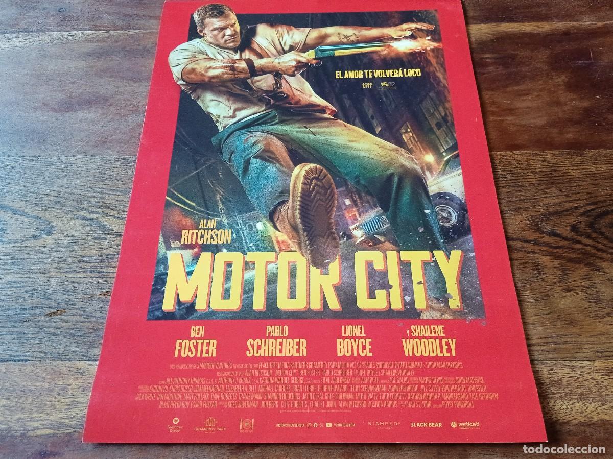Cine: Motor City - Alan Ritchson, Shailene Woodley, Ben Foster - Guia original Vertice 2026