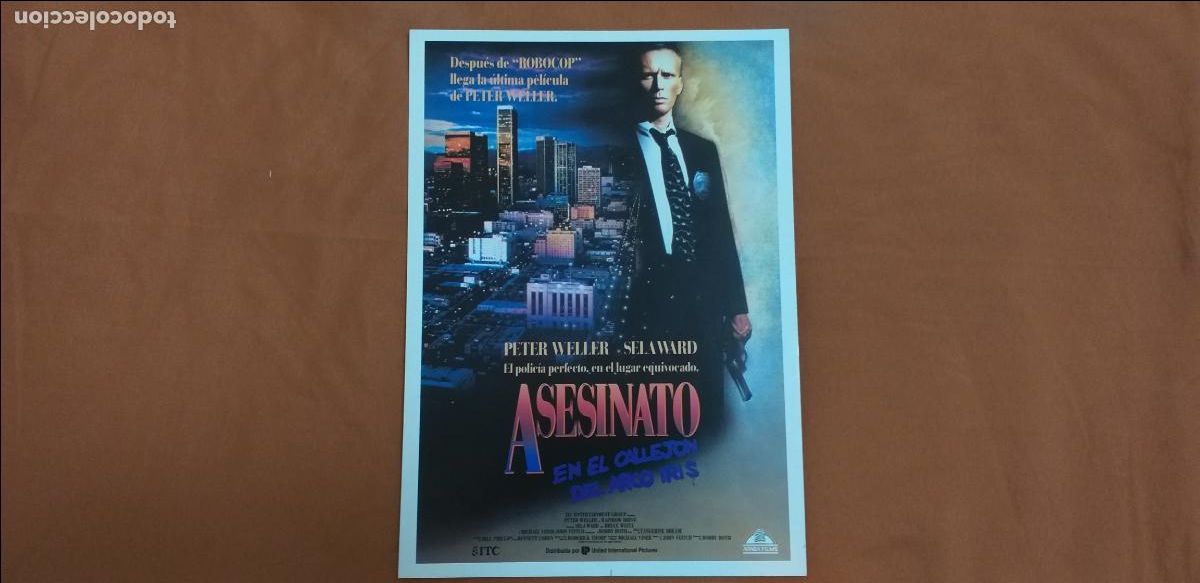Cine: Guia simple: ASESINATO en el CALLEJON del ARCO IRIS. Con: Peter Weller, Sela Ward.
