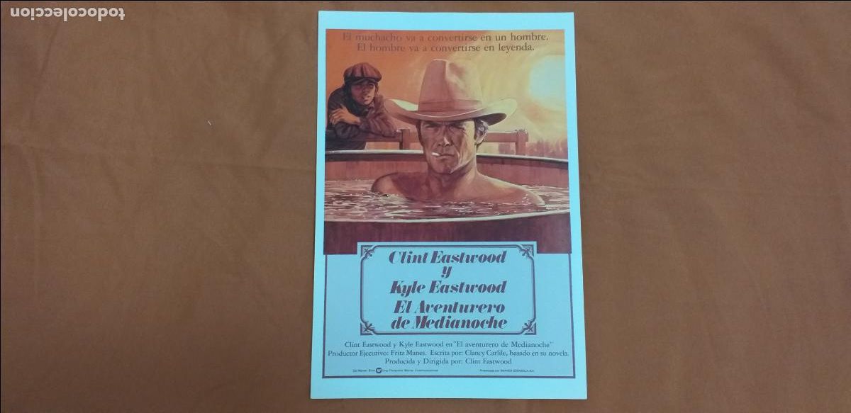 Cine: GUIA PUBLICITARIA simple: EL AVENTURERO DE MEDIANOCHE. CLINT Y KYLE EASTWOOD