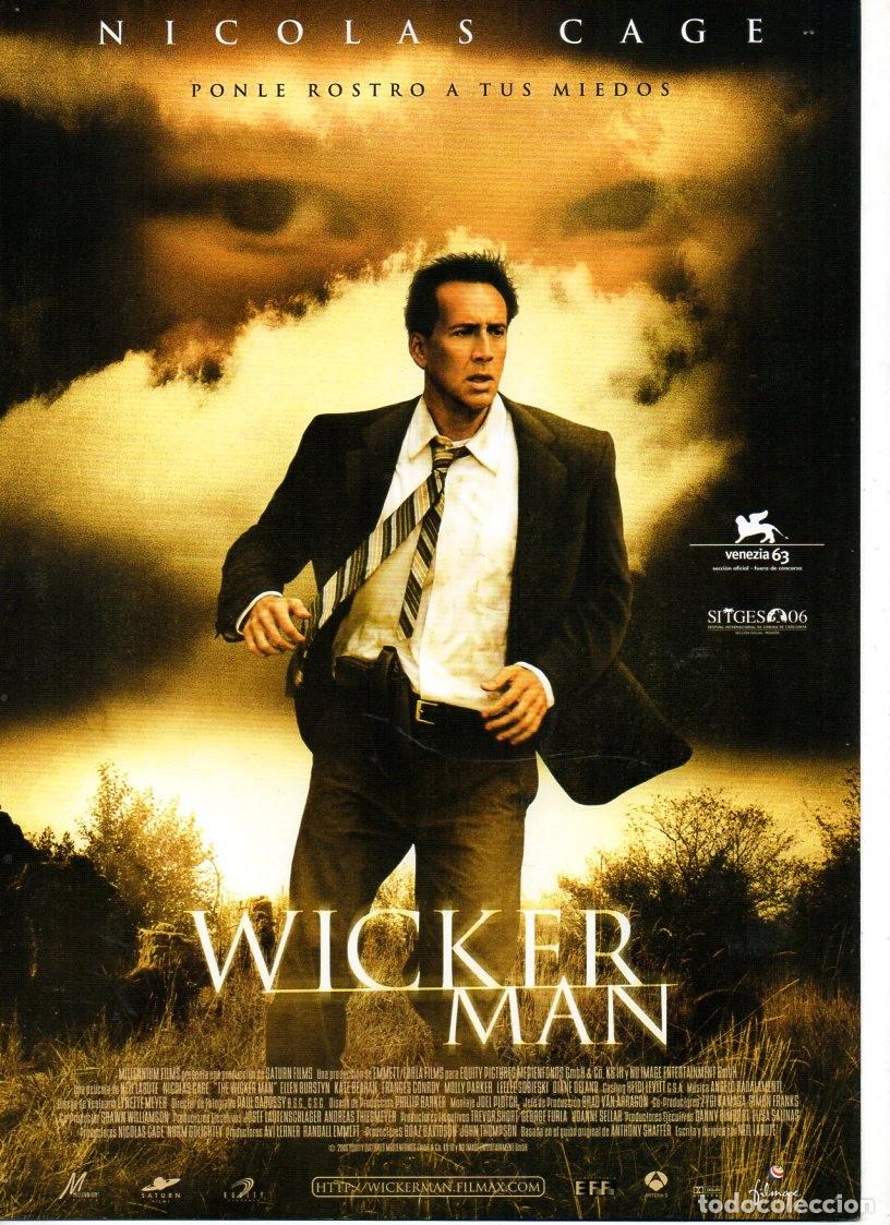 Cine: WICKER MAN: NICOLAS CAGE ES UNA GU&Iacute;A NO ES UN DVD