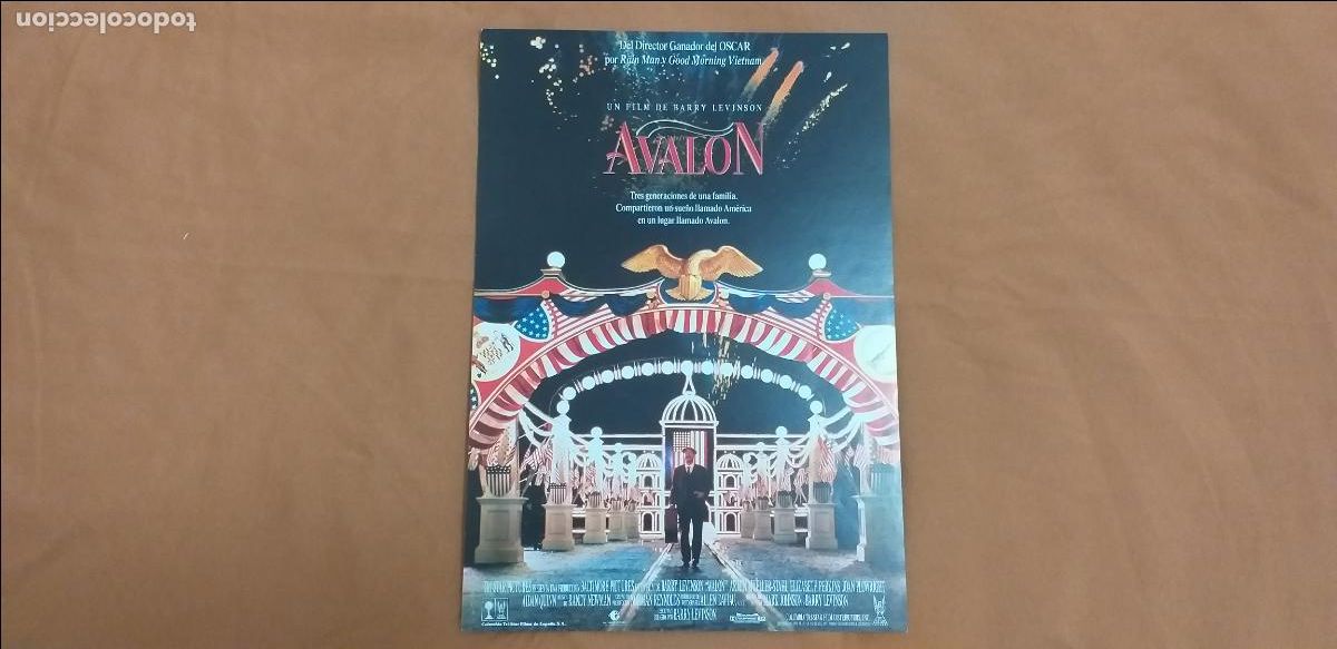 Cine: GUIA PUBLICITARIA simple: AVALON. CON: ARMIN MUELLER, ELIZABETH PERKINS