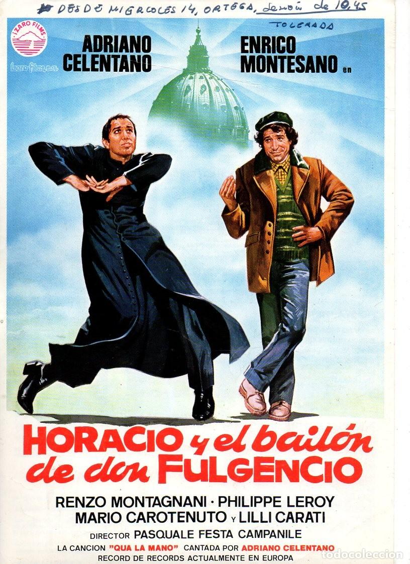 Cine: HORACIO Y EL BAIL&Oacute;N DE DON FULGENCIO:ADRIANO CELENTANO ES UNA GU&Iacute;A NO ES UN DVD