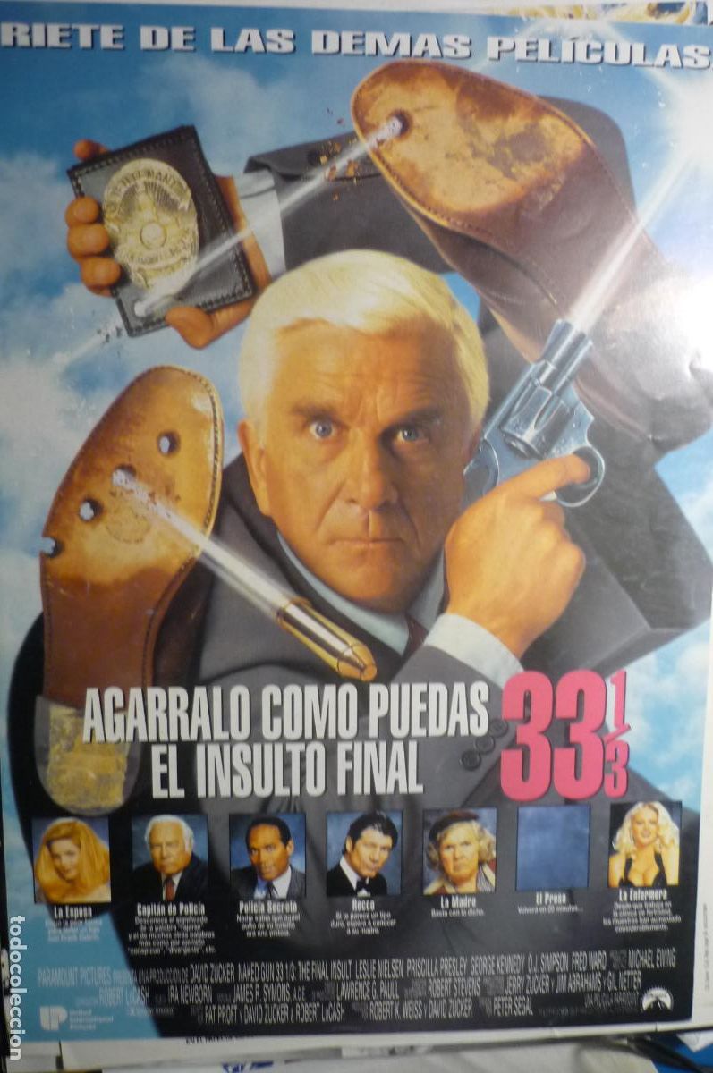 Cine: guia doble agarralo como puedas el insulto final