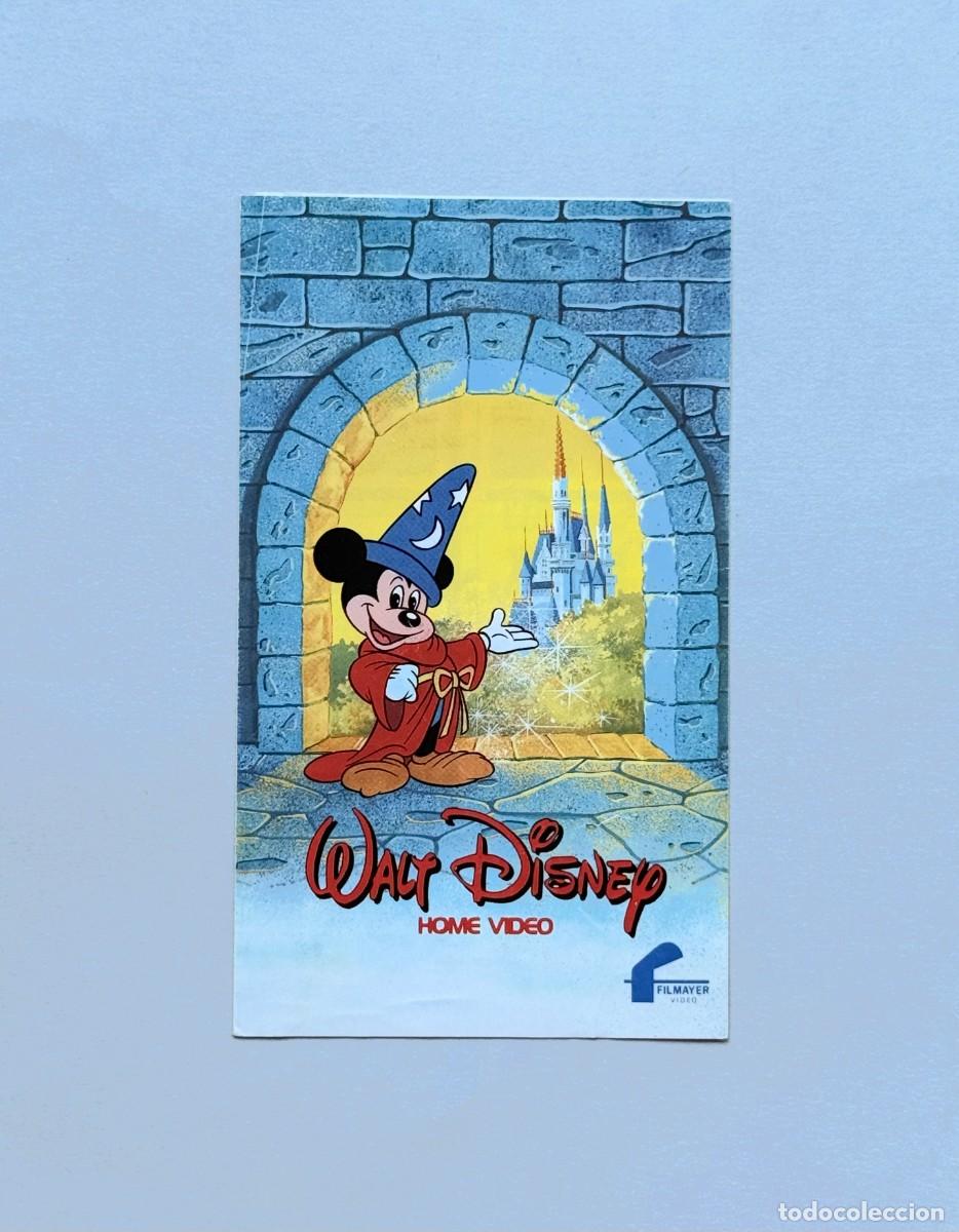 Cine: Folleto publicitario Walt Disney Home Video. Foto Cine. Madrid. 1984