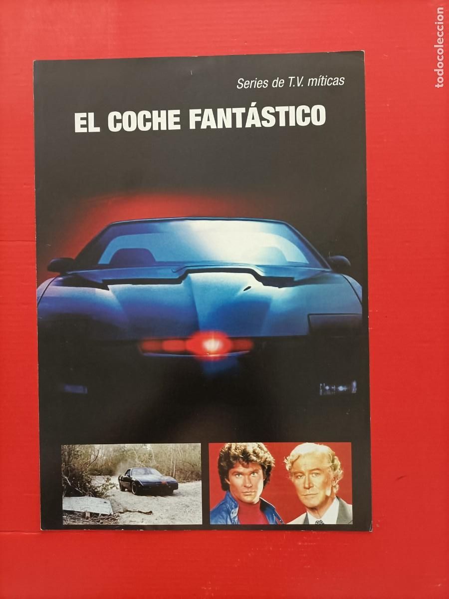 Cine: CARTEL Y FICHA 1 P&Aacute;GINA A DOBLE CARA PEL&Iacute;CULA. EL COCHE FANT&Aacute;STICO. DAVID HASSELHOFF.