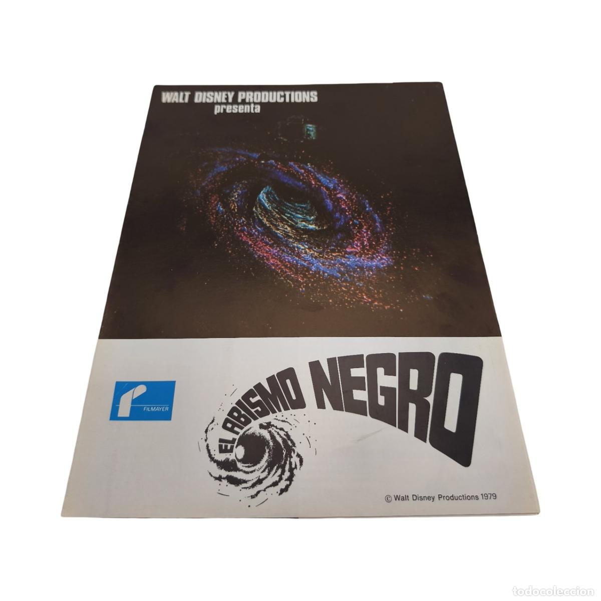 Cine: El abismo negro / The Black Hole (Walt Disney, 1979) - Gu&iacute;a de Prensa Desplegable Gran Formato (Film