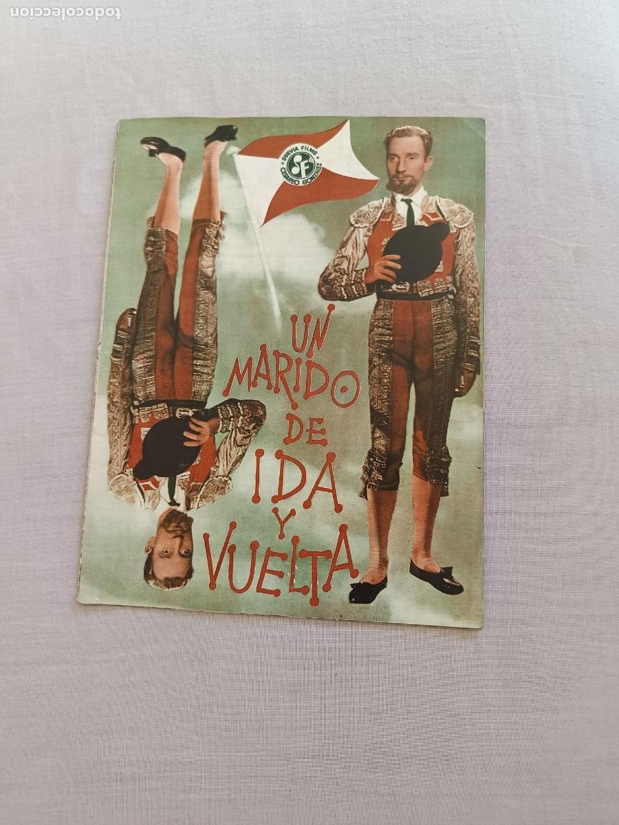 Cine: GUIA CINE 8 PAGINAS UN MARIDO DE IDA Y VUELTA FERNANDO FERNAN GOMEZ