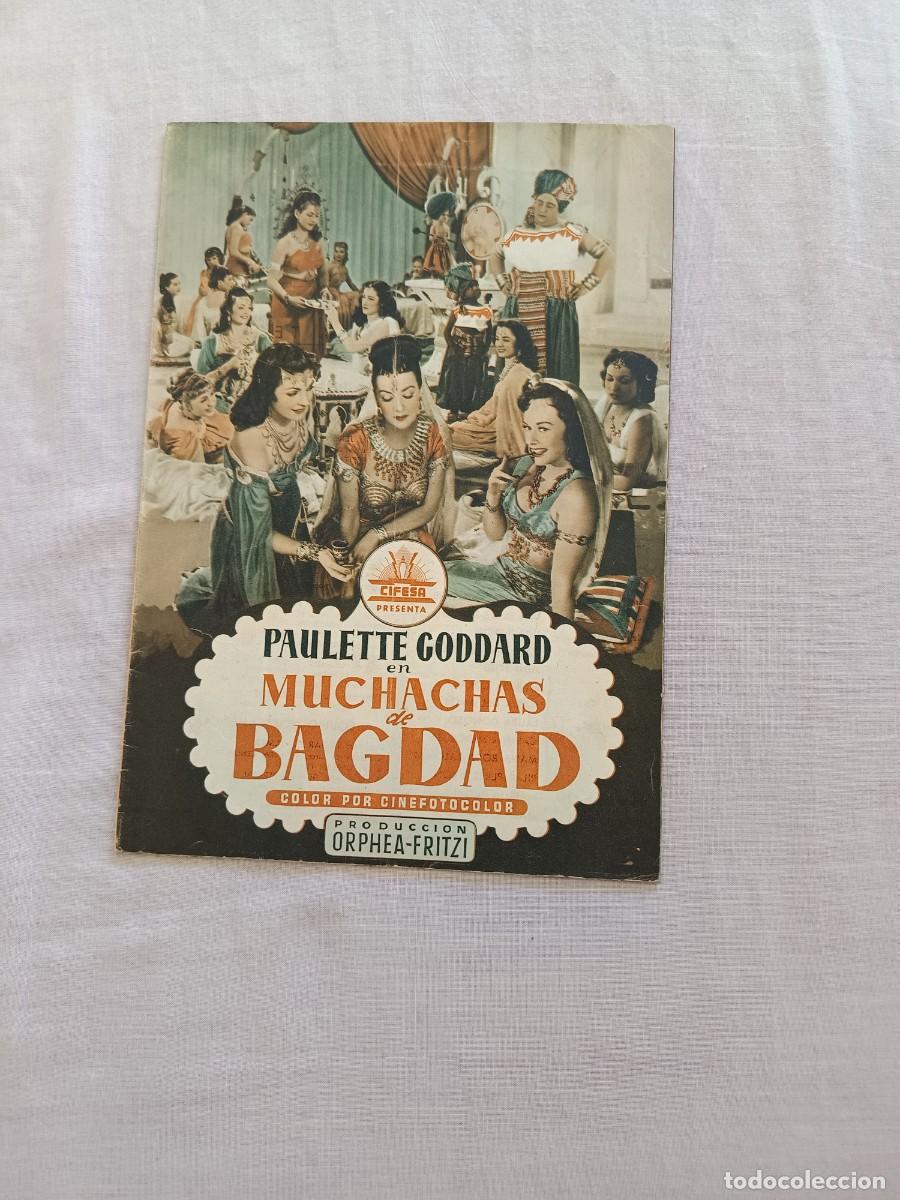 Cine: GUIA CINE 16 PAGINAS MUCHACHAS DE BAGDAD PAULETTE GODDARD CARMEN SEVILLA