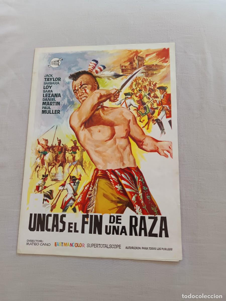 Cine: GUIA CINE DOBLE UNCAS EL FIN DE UNA RAZA JACK TAYLOR