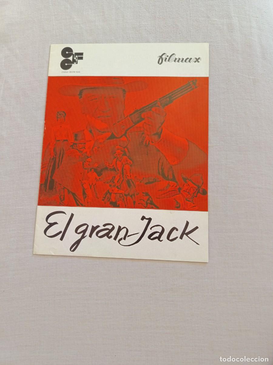 Cine: GUIA CINE TIPO LIBRITO 16 PAGINAS EL GRAN JACK JOHN WAYNE