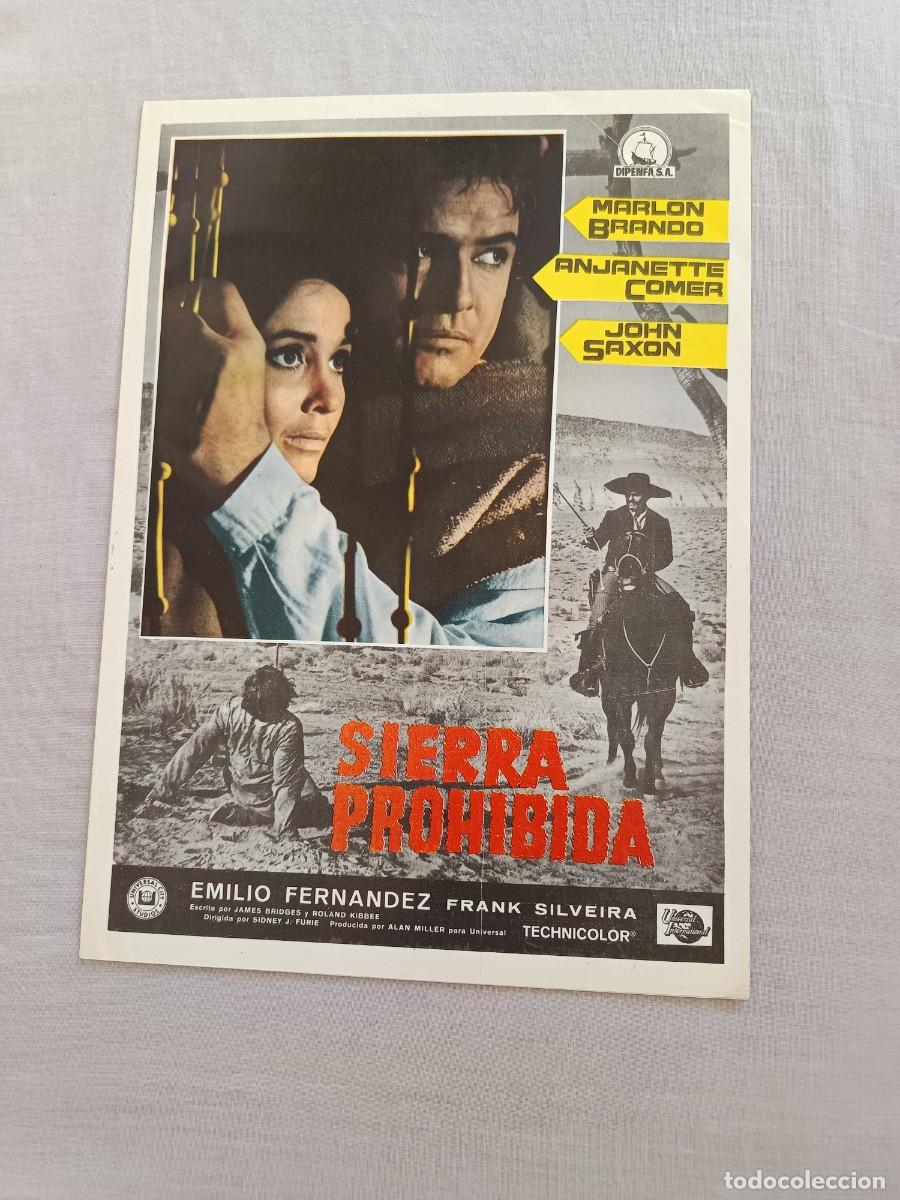 Cine: GUIA CINE DOBLE SIERRA PROHIBIDA MARLON BRANDO