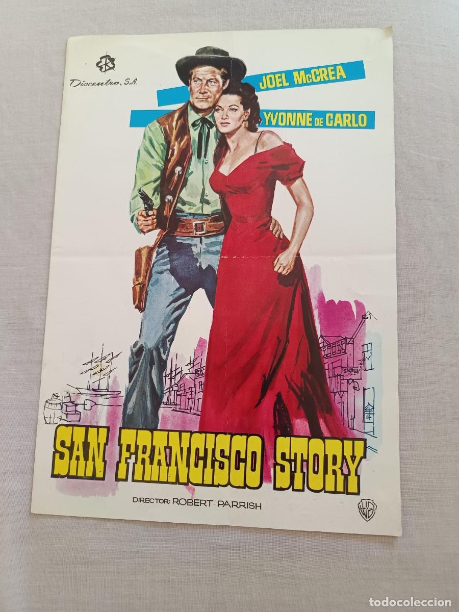 Cine: GUIA CINE DOBLE SAN FRANCISCO STORY JOEL MCCREA YVONNE DE CARLO
