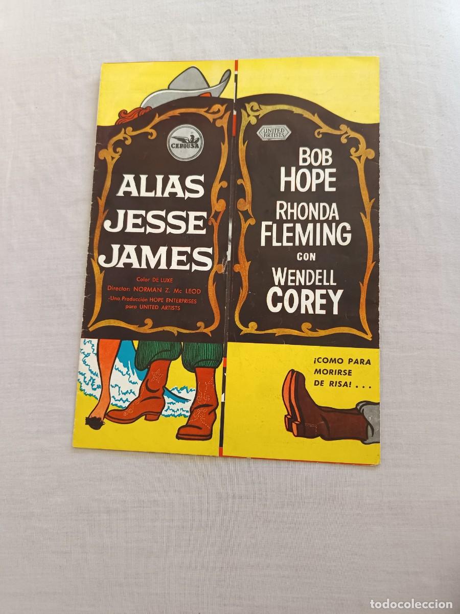 Cine: GUIA CINE DESPLEGABLE 10 PAGINAS ALIAS JESSE JAMES BOB HPE