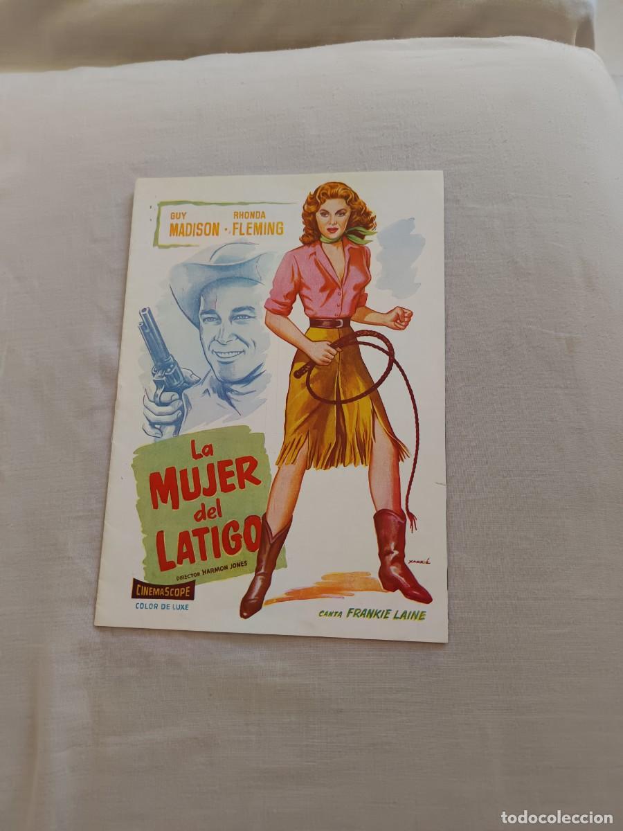 Cine: GUIA CINE 8 PAGINAS LA MUJER DEL LATIGO GUY MADISON RHONDA FLIMING