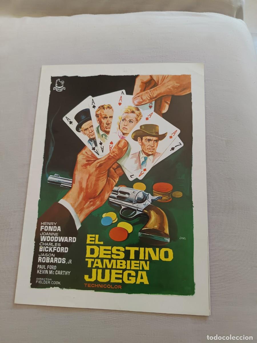Cine: GUIA CINE DOBLE EL DESTINO TAMBIEN JUEGA HENRY FONDA