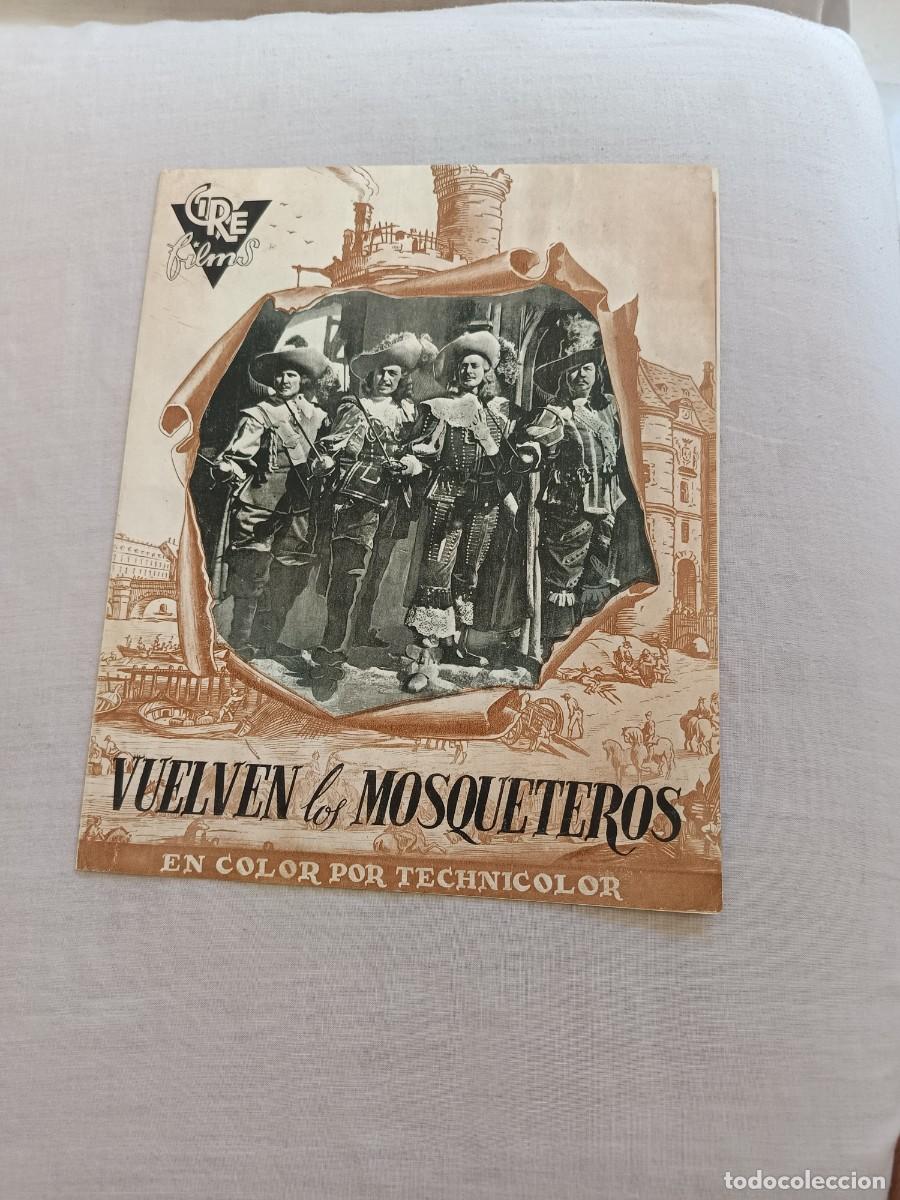Cine: GUIA CINE DOBLE VUELVEN LOS MOSQUETEROS GEORGES MARCHAL
