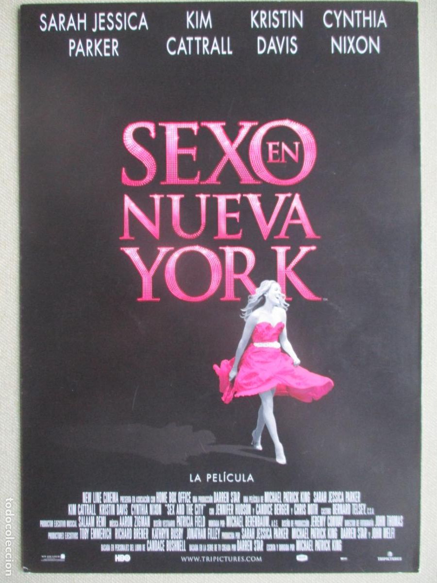 Cine: SEXO EN NUEVA YORK. GUIA ORIGINAL ESTRENO. PEDIDO MINIMO EN GUIAS 10 EUROS.