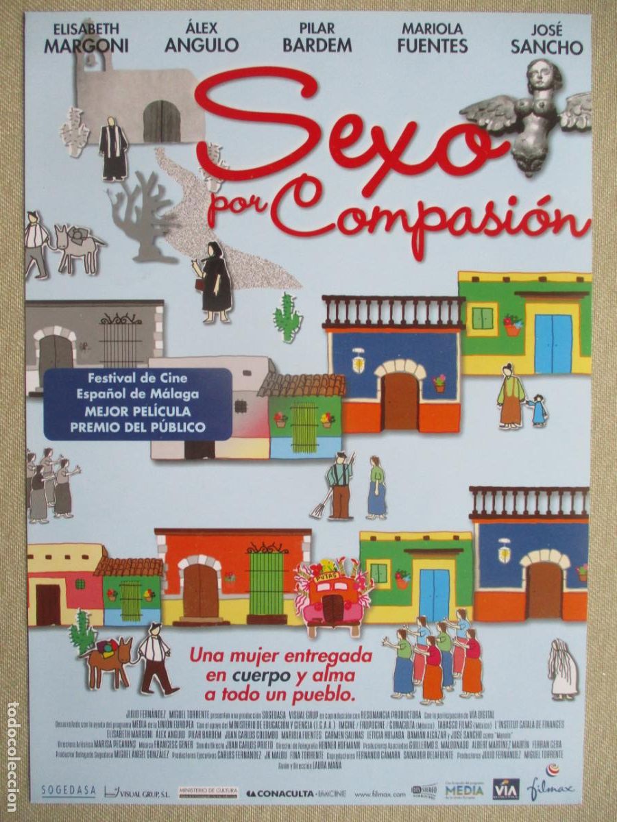 Cine: SEXO POR COMPASION. GUIA ORIGINAL ESTRENO. PEDIDO MINIMO EN GUIAS 10 EUROS.
