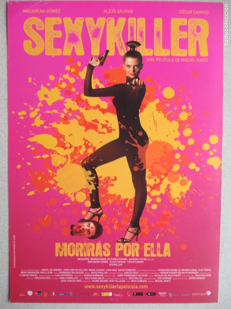 Cine: SEXYKILLER. GUIA ORIGINAL ESTRENO. PEDIDO MINIMO EN GUIAS 10 EUROS.