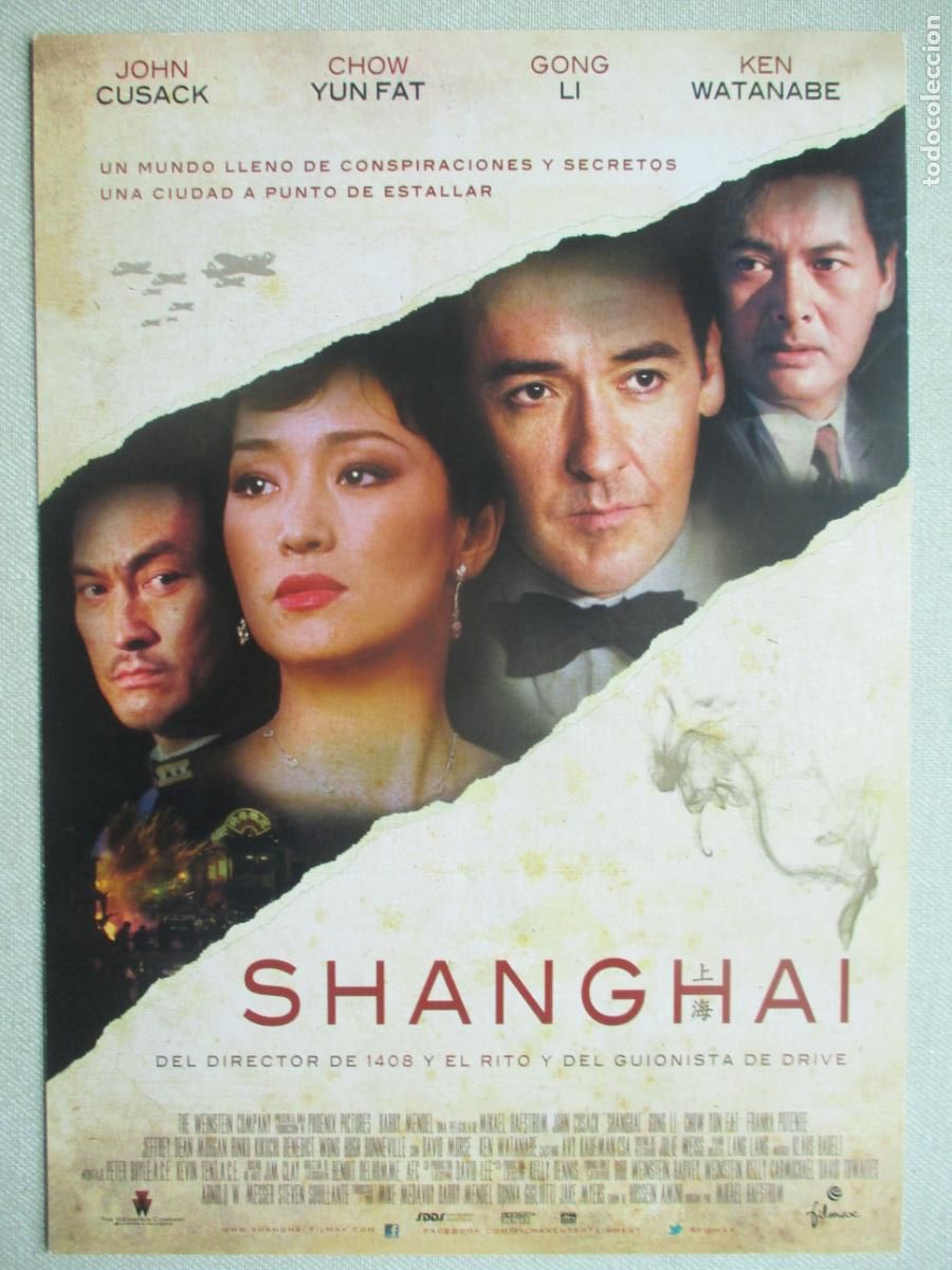 Cine: SHANGHAI. GUIA ORIGINAL ESTRENO. PEDIDO MINIMO EN GUIAS 10 EUROS.